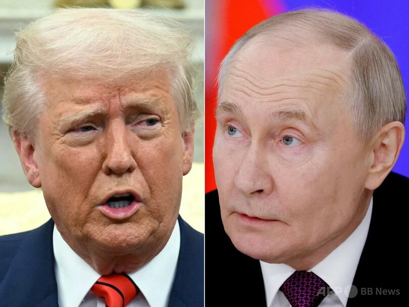 トランプ氏、プーチン氏に「不満」 ロシアのウクライナ攻撃受け