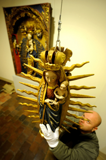 16-17世紀の聖母マリア像60点、ドイツで展示会 写真3枚 国際ニュース