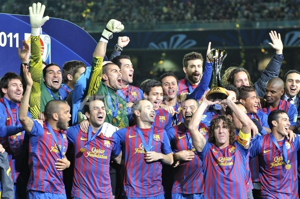 FCバルセロナ、サントスを破り世界一に クラブW杯 写真25枚 国際