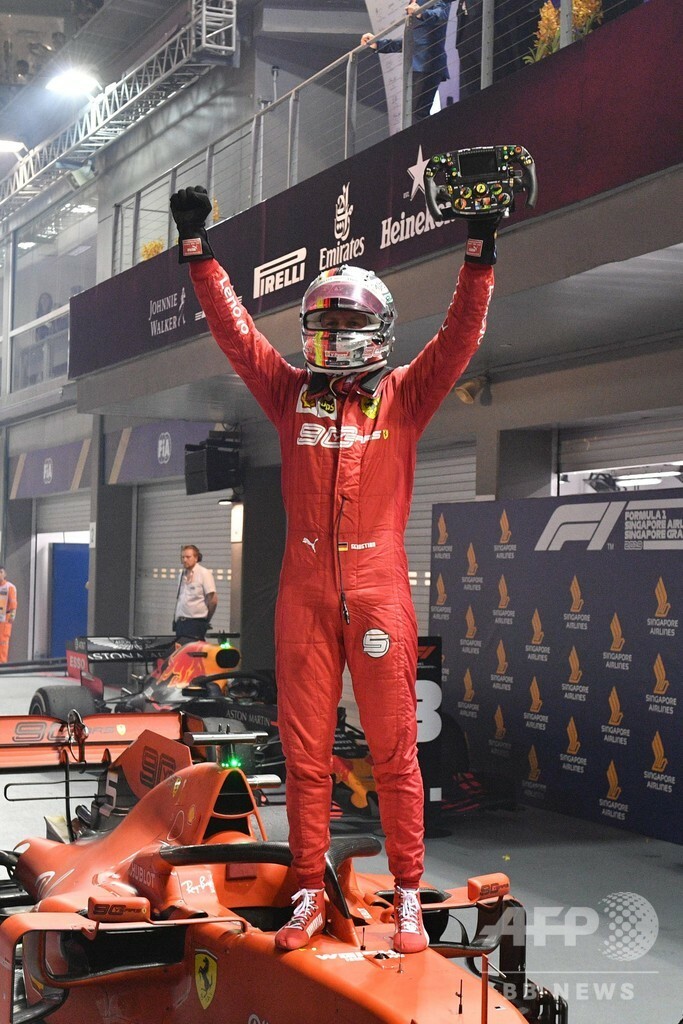 ベッテルが今季初優勝でフェラーリがワンツー、シンガポールGP 写真10