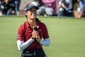 女子ゴルフ米国ツアーメジャー第4戦、アムンディ・エビアン選手権最終日。優勝を喜ぶセリーヌ・ビュティエ（2023年7月30日撮影）。(c)Fabrice COFFRINI / AFP