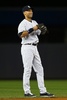 14MLB、ニューヨーク・ヤンキース（New York Yankees）対ボルティモア・オリオールズ（Baltimore Orioles）。守備に就くニューヨーク・ヤンキースのデレク・ジーター（Derek Jeter、2014年9月25日撮影）。(c)AFP/Getty Images/Elsa