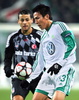 2009-10シーズンの欧州チャンピオンズリーグ（UEFA Champions League 2009-10）、ベシクタシュ（Besiktas）戦でボールをコントロールする長谷部誠（Makoto Hasebe、2009年10月21日撮影）。(c)AFP/DDP/RONNY HARTMANN