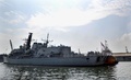 英海軍のフリゲート艦「リッチモンド」（2011年5月22日撮影、資料写真）。(c)ADEK BERRY / AFP