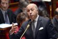 フランス国民議会（下院）で発言するローラン・ファビウス（Laurent Fabius）仏外相（2012年11月27日撮影）。(c)AFP/BERTRAND GUAY
