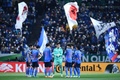 2022年サッカーW杯カタール大会アジア最終予選グループB、日本対ベトナム。試合前に輪になる日本の選手（2022年3月29日撮影）。(c)Charly TRIBALLEAU / AFP