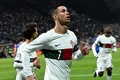 サッカー欧州選手権予選、グループJ、ボスニア・ヘルツェゴビナ対ポルトガル。得点を喜ぶポルトガルのクリスティアーノ・ロナウド（2023年10月16日撮影）。(c)Elvis BARUKCIC / AFP