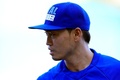 ワールドシリーズに向けて本拠地カウフマン・スタジアム（Kauffman Stadium）で公開練習に臨むカンザスシティ・ロイヤルズ（Kansas City Royals）の青木宣親（Norichika Aoki、2014年10月20日撮影）(c)AFP/Getty Images/Jamie Squire