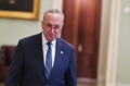 米民主党のチャールズ・シューマー上院院内総務。首都ワシントンの連邦議会議事堂で（2020年1月3日撮影）。(c)MANDEL NGAN / AFP