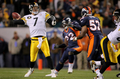 パスで4TDを含む290ヤードを獲得したスティーラーズのQBベン・ロスリスバーガー（%%Ben Roethlisberger%%）。(c)AFP/Getty Images Doug Pensinger