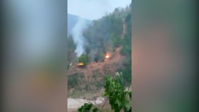 動画:ミャンマー、カレン反政府勢力が国軍基地奪取 東部タイ国境