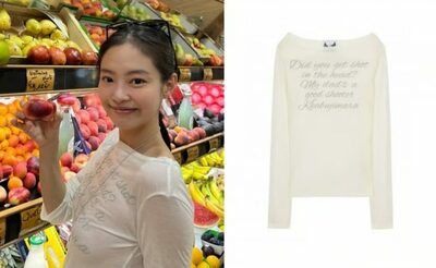 韓流スター着用Tシャツ、挑発的メッセージが話題に