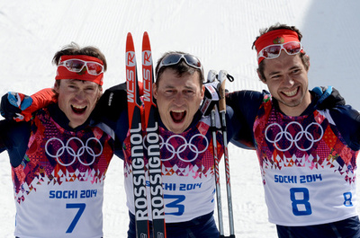 ロシアが表彰台を独占、メダル獲得数でトップに ソチ五輪