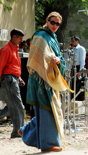 ジュリア・ロバーツ、インドのロケ地で新作撮影