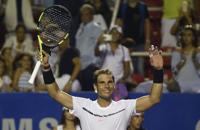 ナダルが2回戦進出、西岡は世界18位ソックを撃破 メキシコOP