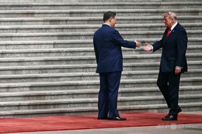 米中首脳会談始まる