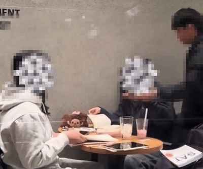 女性客に次々と抱きつき…韓国・カフェでの異常行動、現行犯逮捕の瞬間がSNSで拡散