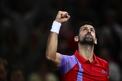 ジョコが体調不良も逆転8強 シナーは棄権 パリ・マスターズ