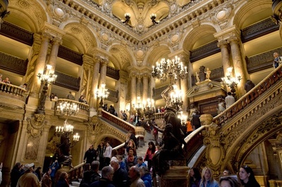 ちょこっと旅気分、パリ・オペラ座館内