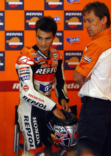 ペドロサ 第7戦フリー走行1回目をトップで終える