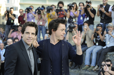 B・スティラーとR・ダウニー・Jr、サン・セバスチャンでも『トロピック・サンダー』をPR