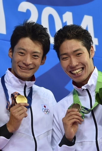 入江が男子100m背泳ぎで優勝！萩野は銅 アジア大会