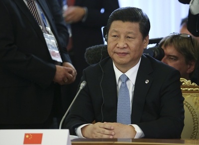 安倍首相、習主席と初めて接触 日中関係のリセット求める