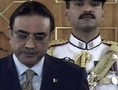 ザルダリ氏、パキスタン大統領に就任