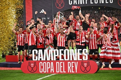 ビルバオが40年ぶりの国王杯優勝 マジョルカとのPK戦制す