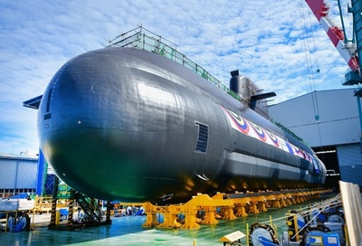 韓国の新弾道ミサイル潜水艦、国防省が写真公開