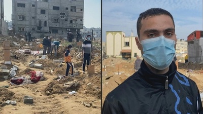 イスラエル軍、墓を破壊か 「遺体盗まれた」とハマス主張