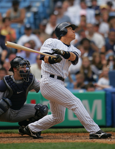 松井秀喜 第10号決勝2ランを放つ活躍