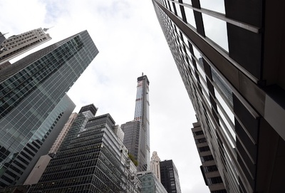 最上階は108億円、来春完成の超高層マンション ニューヨーク