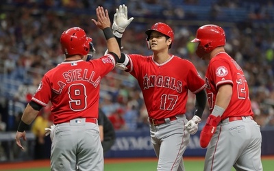 大谷、日本人メジャー選手初のサイクルヒット達成