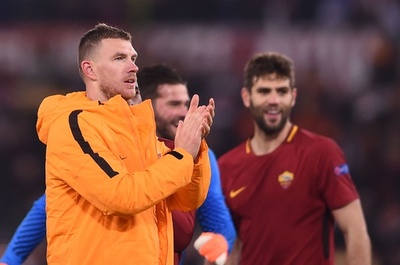 ローマが10年ぶり8強、ジェコ弾でシャフタール下す 欧州CL