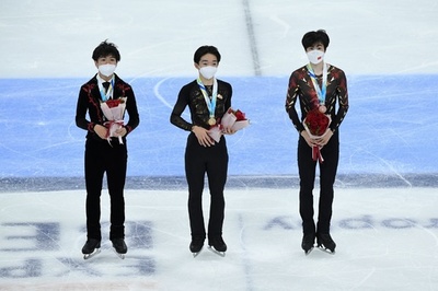 鍵山と三原が優勝 フィギュア、北京五輪テスト大会