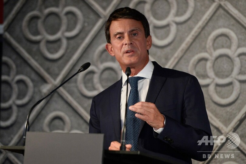 バルス元仏首相、バルセロナ市長選に出馬表明 異例の外国政界入り目指す