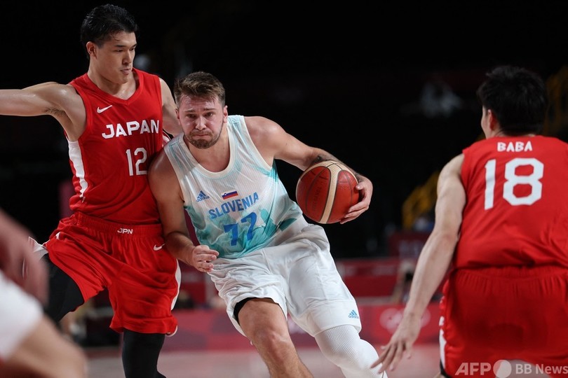 バスケ男子日本が連敗、スロベニアはドンチッチが25得点