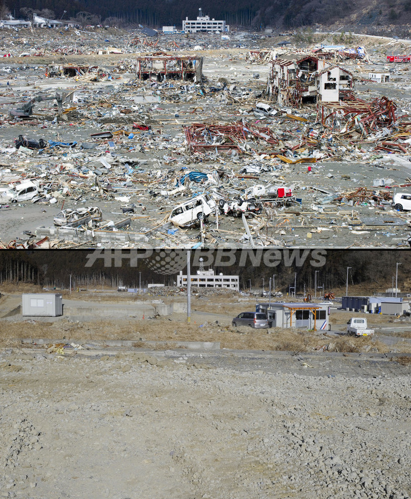 国際ニュース：AFPBB News【写真特集】東日本大震災、被災地の震災直後と今
