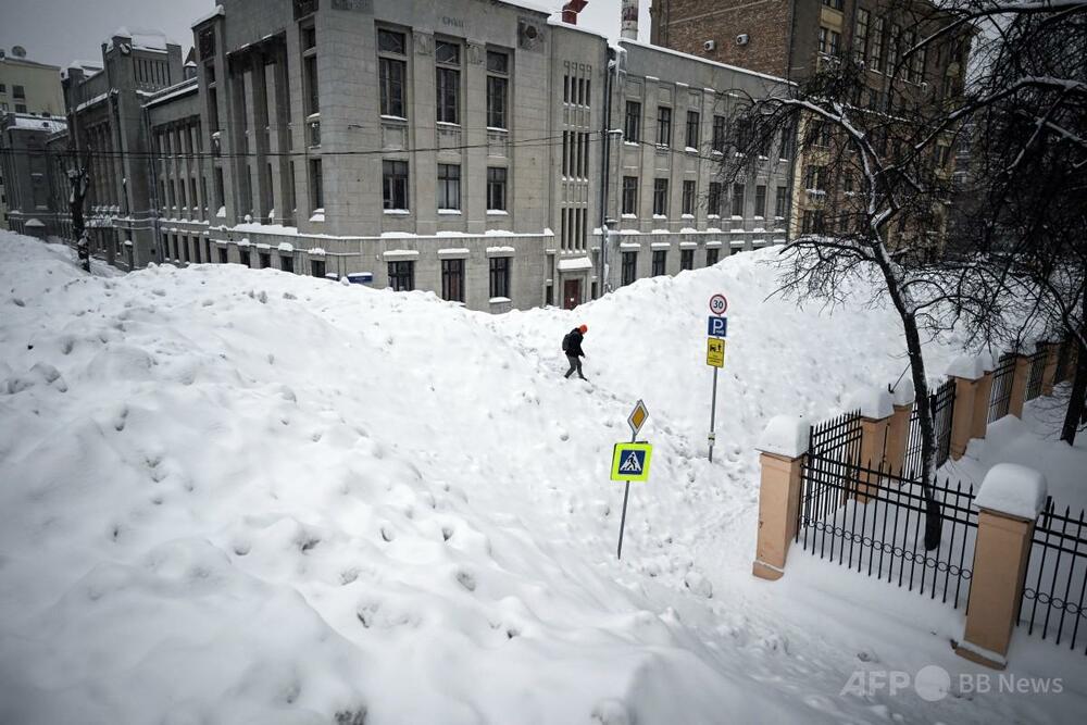 ロシア首都、過去203年で最多の降雪を観測 写真17枚 国際ニュース