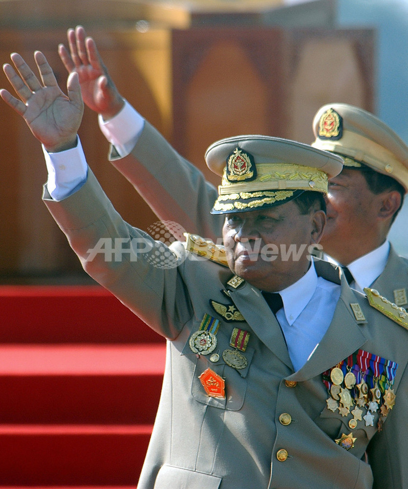 ミャンマー軍政議長｢2010年総選挙後に民政へ｣ 写真7枚 国際ニュース：AFPBB News