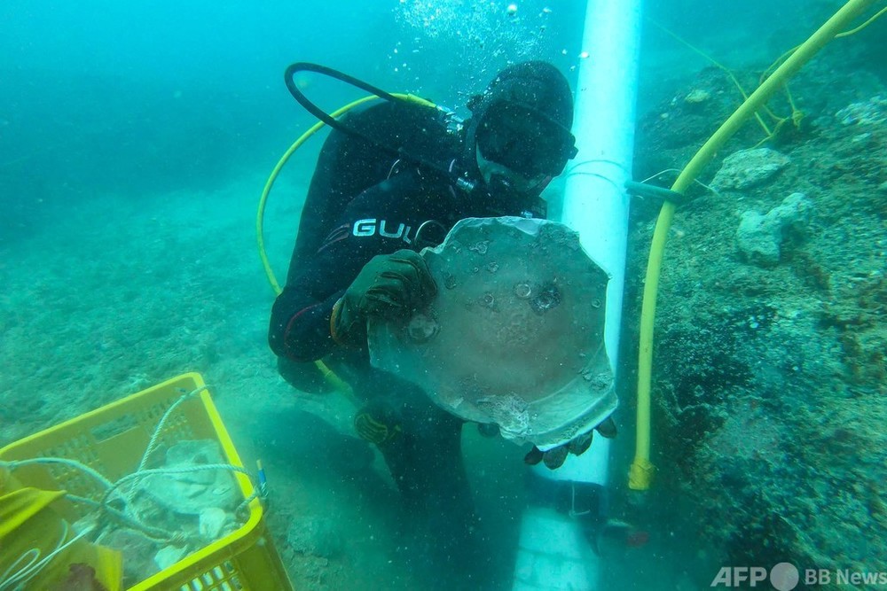 難破船から中国製陶磁器 シンガポール海運史に光 写真7枚 国際ニュース：AFPBB News