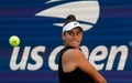 全米オープンテニス、女子シングルス3回戦。リターンを狙うジェニファー・ブレイディー（2023年9月1日撮影）。(c)TIMOTHY A. CLARY / AFP