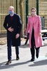 英ロンドンの学校を訪問したウィリアム王子夫妻（2021年3月11日撮影）。(c)JUSTIN TALLIS / various sources / AFP