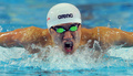 競泳、第11回世界短水路選手権2012（FINA Short Course World Swimming Championships 2012）最終日、男子200メートルバタフライ決勝。レースに臨む金田和也（Kazuya Kaneda、2012年12月16日撮影）(c)AFP/BULENT KILIC