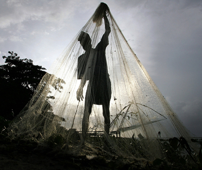 インド南部で続く昔ながらの漁法