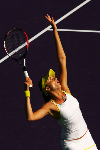 ハンチュコワ オーディンを退け2回戦へ、ソニー・エリクソン・オープン