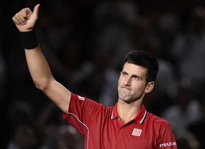 ジョコビッチ、地元出身のモンフィス下し8強 パリ・マスターズ