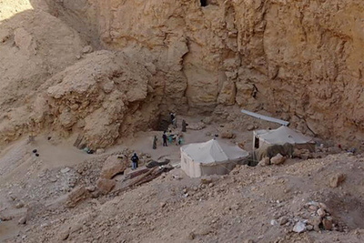 3500年前の王族墓か エジプト・ルクソールで発見