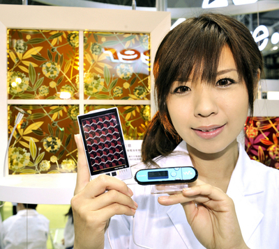 ソニーの色素増感太陽電池、「エコプロダクツ2009」に出展